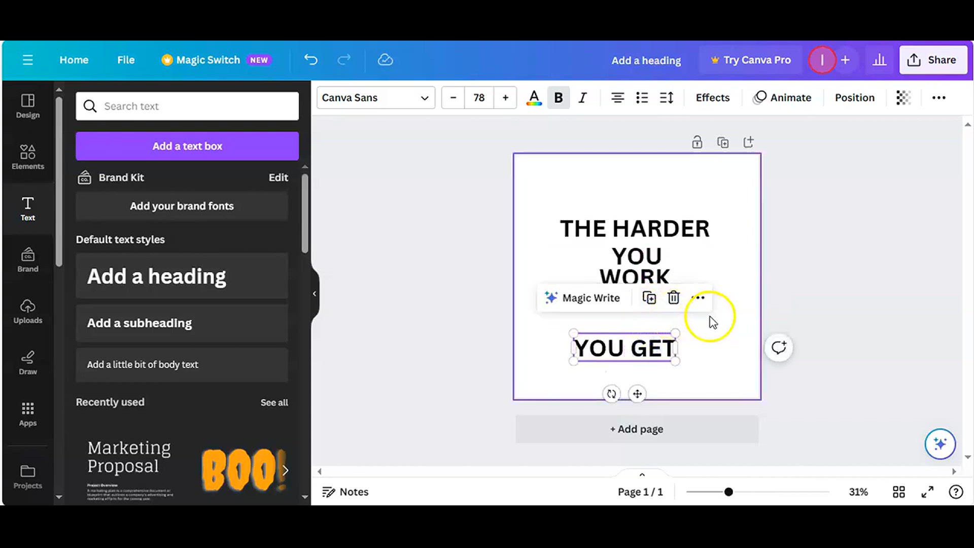 'Video thumbnail for Quote Typography Poster Design Tutorial in Canva (1)'