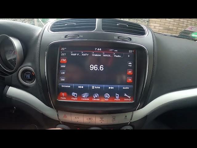 Video thumbnail for How to Enable or Disable AF and REG for Car Radio in Fiat Freemont ( 2011 – 2016 ) - Manage Radio