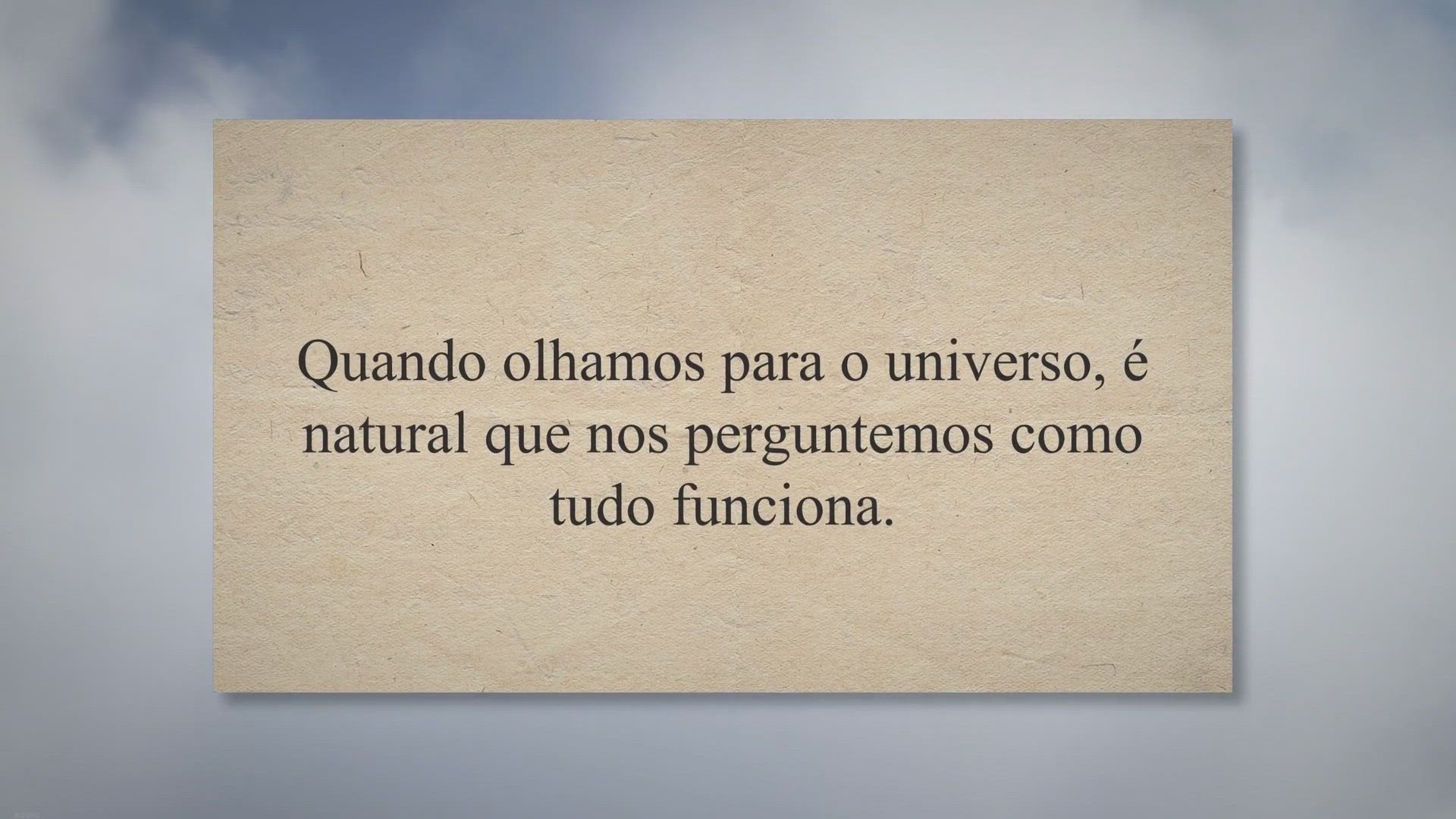Video thumbnail for Como a ciência explica a vida e os acontecimentos?