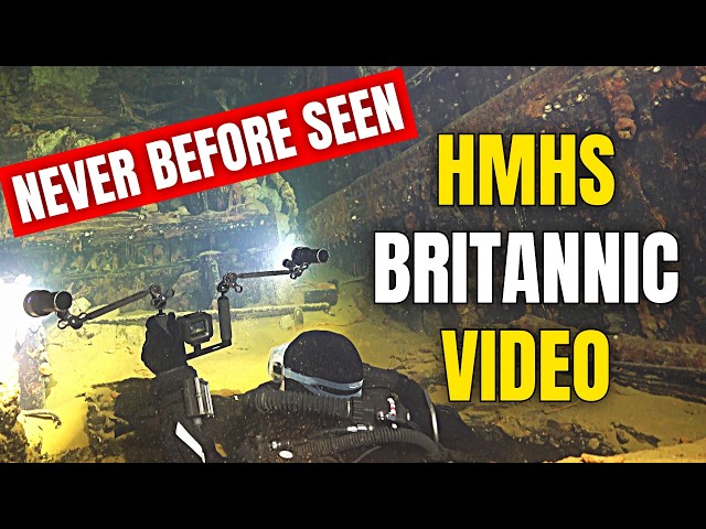 Video thumbnail for Never Before Seen Britannic Wreck Footage!