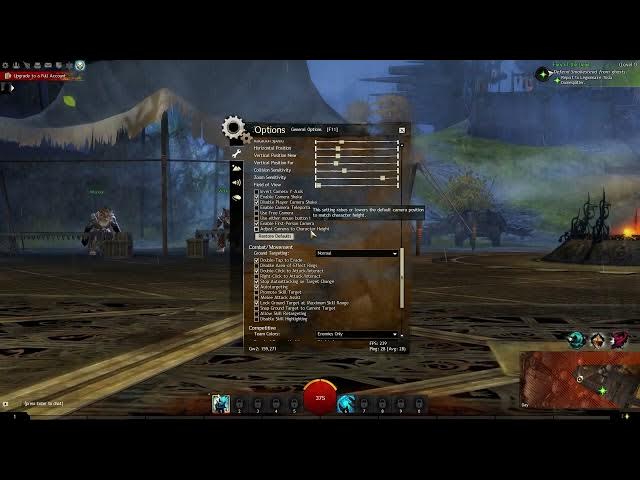 Video thumbnail for How to Adjust Camera To Character Height In Guild Wars 2