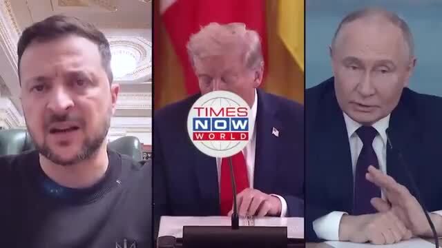 'Video thumbnail for Trump Shuts NATO Door, Pushes Trilateral With Putin & Zelensky'