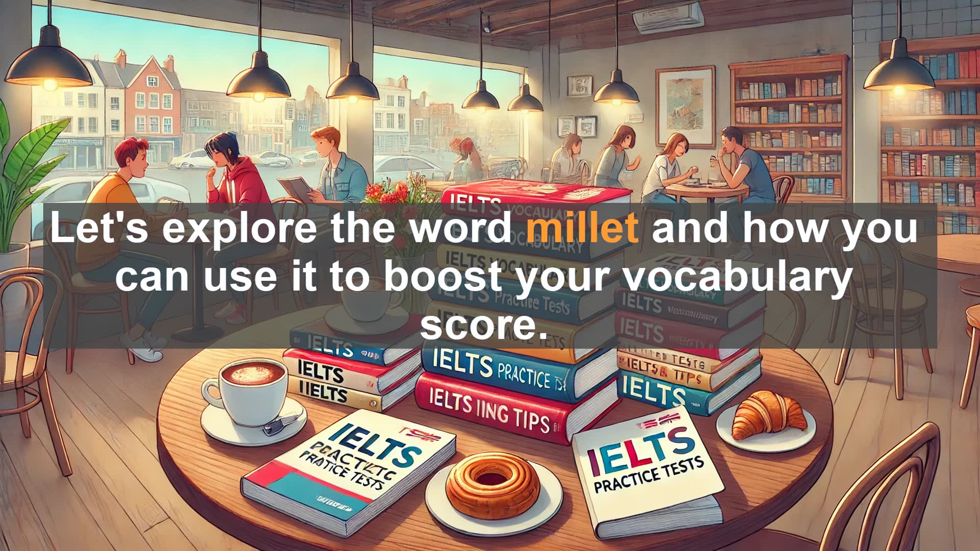 'Video thumbnail for 5000 Must Know IELTS 8.0 Vocabulary - Millet: Boost Your IELTS Score with This Ancient Grain'
