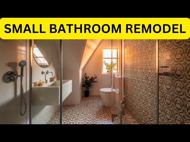 Video thumbnail for Transform Your Small Bathroom Easy Remodel Tips!