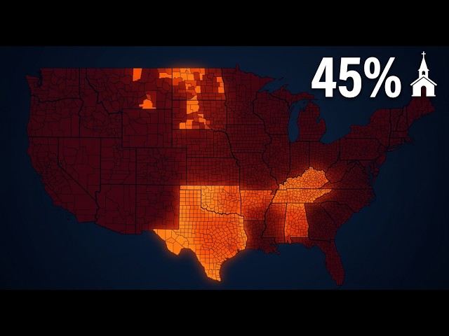 Video thumbnail for The US County With the Highest Evangelical Protestant Share in the Nation