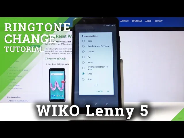 Video thumbnail for How to Change Ringtone in WIKO Lenny 5 – All Ringtones