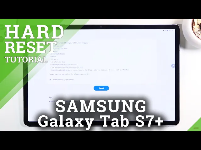 Video thumbnail for How to Factory Data Reset in Samsung Galaxy Tab S7+? Perform Hard Reset in Tab S7+