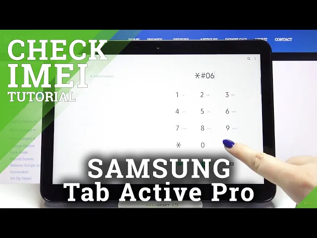 Video thumbnail for How to Check IMEI & SN in SAMSUNG Galaxy Tab Active Pro – Find IMEI Information