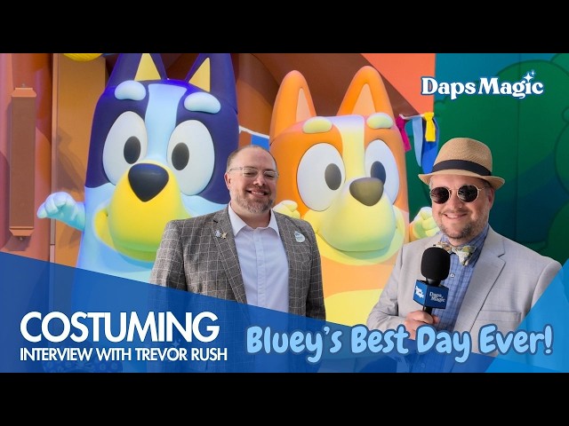 Video thumbnail for Costumes of Bluey's Best Day Ever! | Mr.  Daps Interviews Trevor Rush 4K