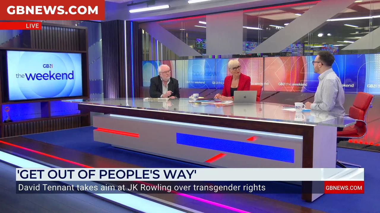 Video thumbnail for David Tennant's latest swipe at JK Rowling defended by Butterworth: 'He's absolutely right!'
