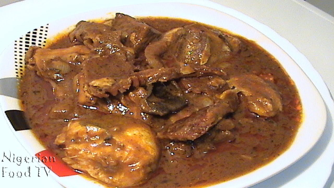 Video thumbnail for Banga soup: Efik Banga Soup/Stew (Palm Nut Soup)|Nigerian Food Recipes