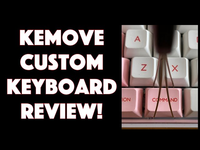 Video thumbnail for Kemove 64/66 Key Customizable Bluetooth Mechanical Keyboard - REVIEW