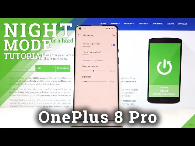 Video thumbnail for How to Enable Night Mode in OnePlus 8 Pro – Customize Display