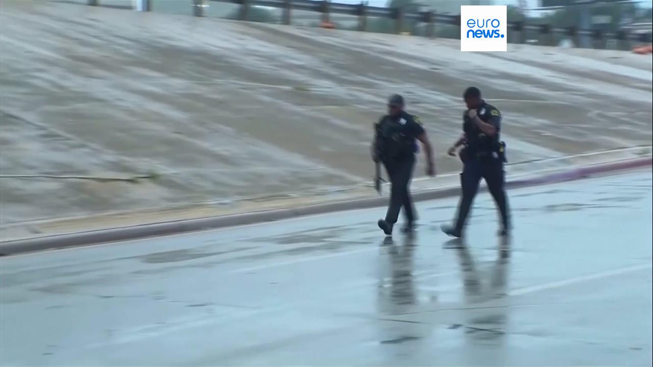 Video thumbnail for Two detainees killed and another critically injured after shooting at Dallas ICE facility
