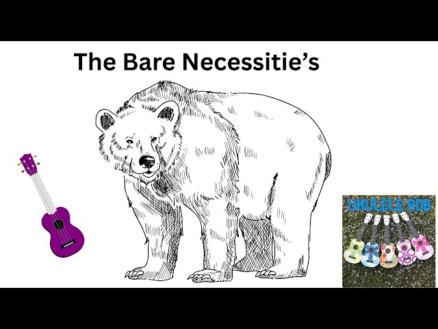 Video thumbnail for The Bare Necessities [Baritone Ukulele ] cords & lyrics in Description.
