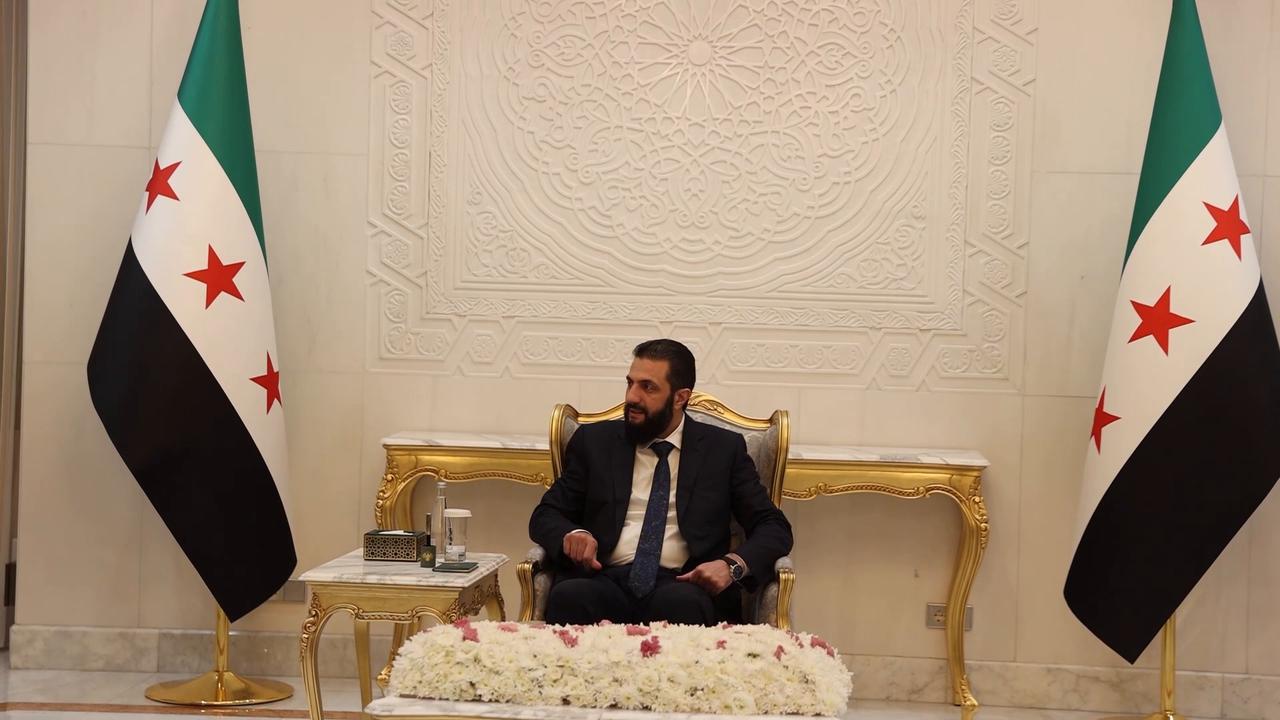Video thumbnail for Syria: Syrian president meets YPG chief after terror group announces dissolution.