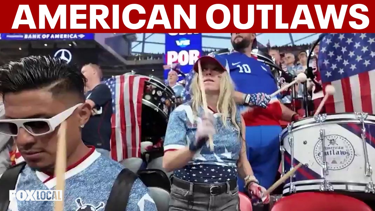 Video thumbnail for American Outlaws rally USMNT fans for World Cup opener