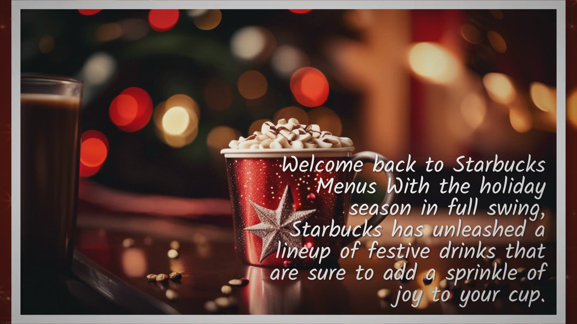 Video thumbnail for Festive Drinks