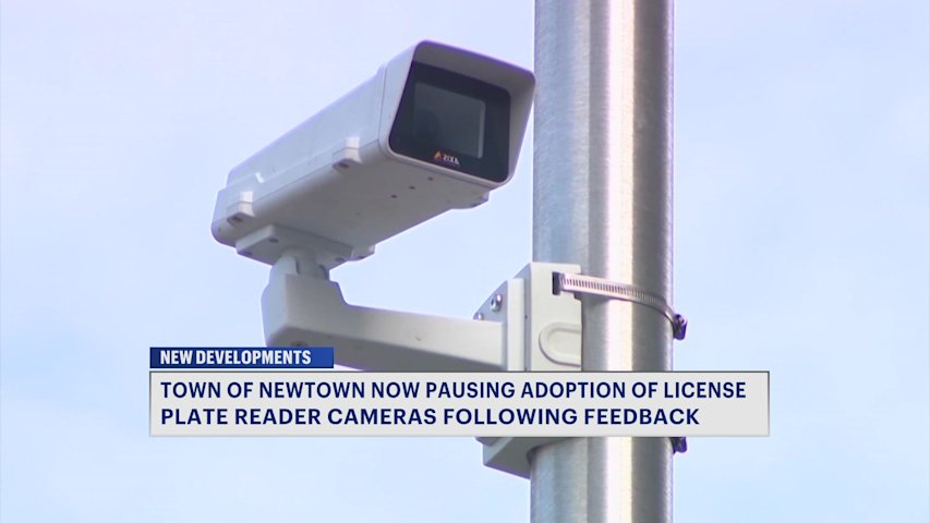 Video thumbnail for Newtown pauses use of license plate reader cameras
