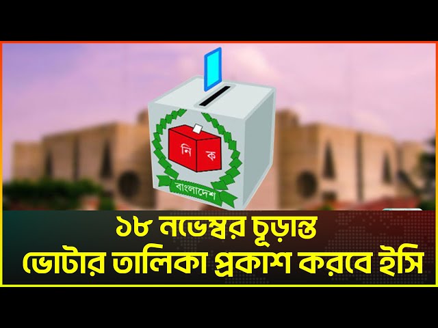 Video thumbnail for ১৮ নভেম্বর চূড়ান্ত ভোটার তালিকা প্রকাশ করবে ইসি