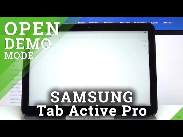 Video thumbnail for How to Enter Demo Mode in SAMSUNG Galaxy Tab Active Pro – Locate Demo Mode