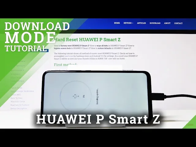 Video thumbnail for How to Enable Download Mode in Huawei P Smart Z – Switch Off Download Mode