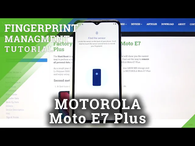 Video thumbnail for How to Set Up Touch ID Feature in Motorola Moto E7 Plus – Add Fingerprint Lock
