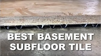 Video thumbnail for How Basement Subfloor Tiles Can Stop Moisture and Mustiness