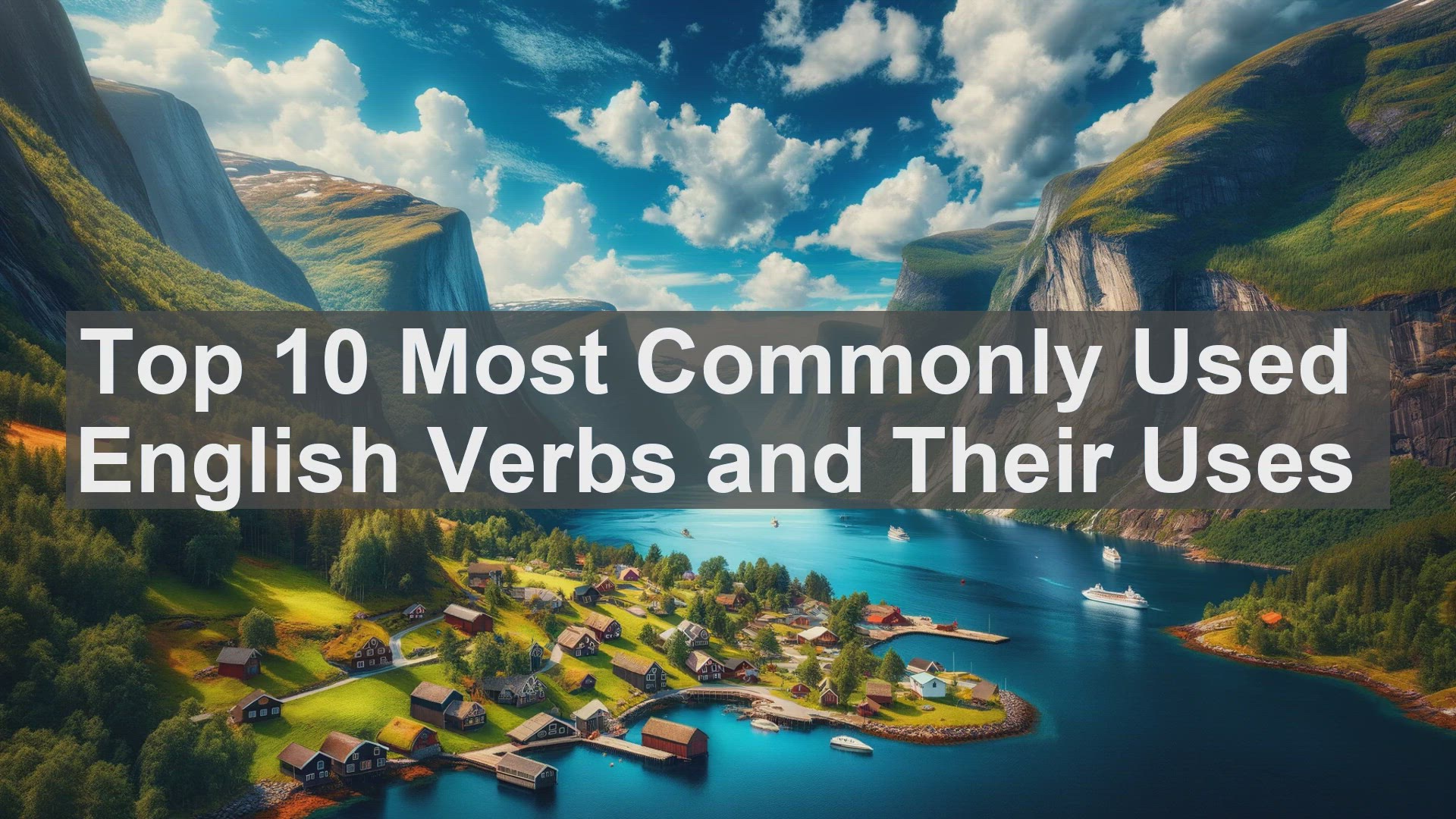 'Video thumbnail for Top 10 Most Commonly Used English Verbs and Their Uses'