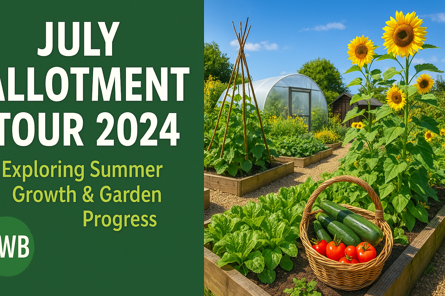 Video thumbnail for 🎥 ✅ July Allotment Guide 2024 🌿 | What to Plant, Grow & Harvest This Month
