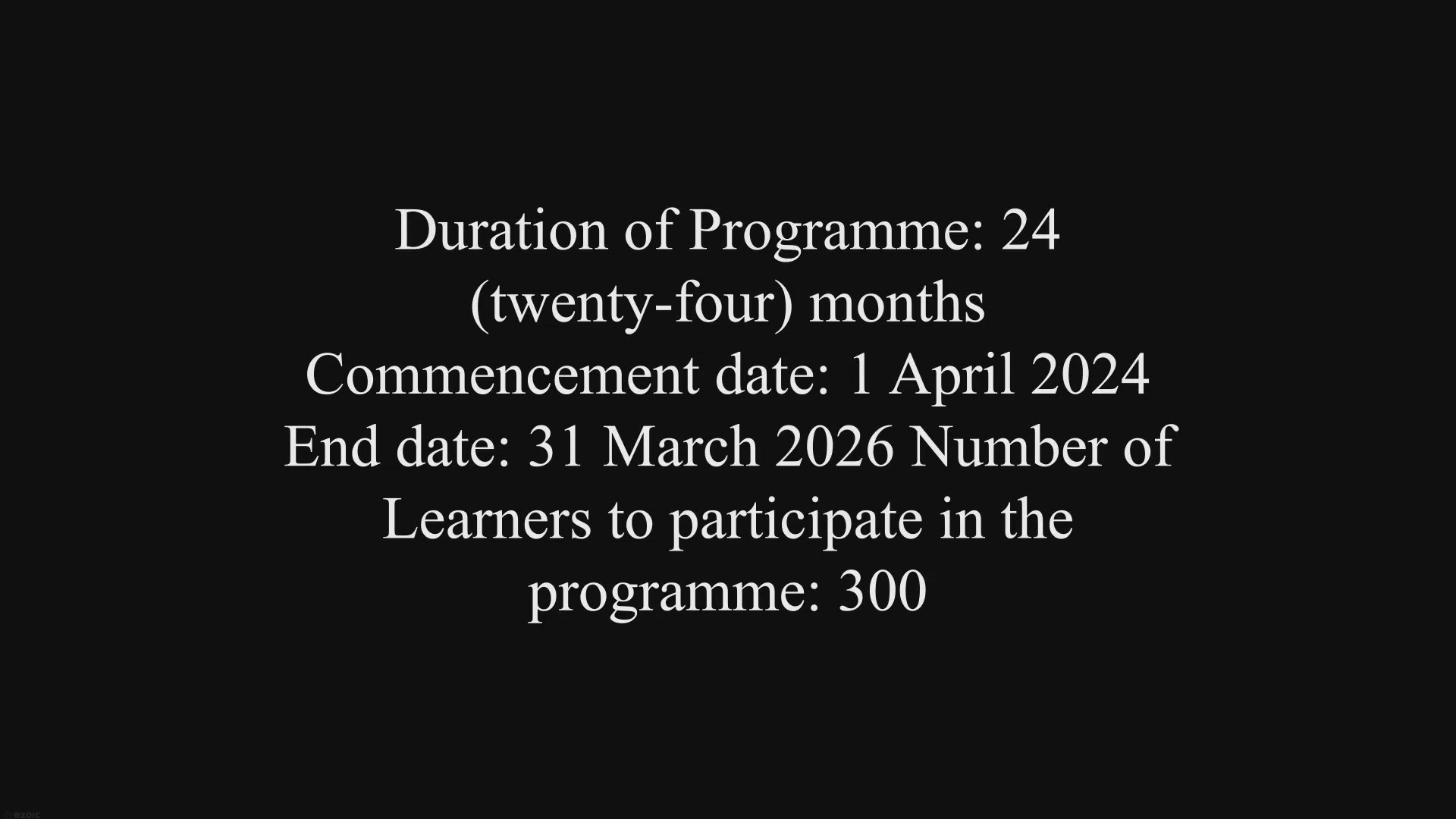 Video thumbnail for Dept of International Relations: Learnership Programme 2023
