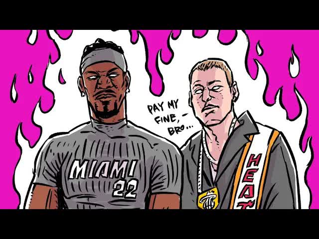 Video thumbnail for Heatcheck: nba art highlights february