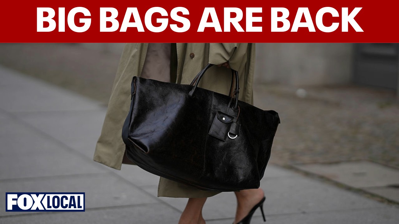 Video thumbnail for The big bag trend is back as oversized totes replace micro purses