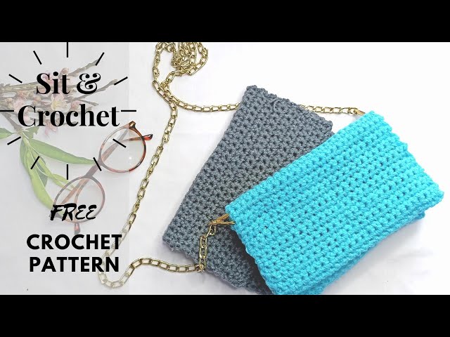 Video thumbnail for Crochet Bag Tutorial | DIY Crochet Purse Beginner Friendly Tutorial, Free Crochet Pattern,