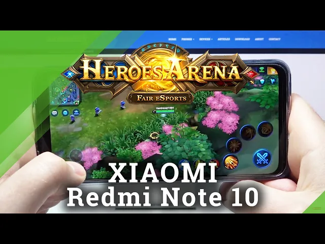 Video thumbnail for Gameplay of Heroes Arena on XIAOMI Redmi Note 10 - Mobile Gaming Test