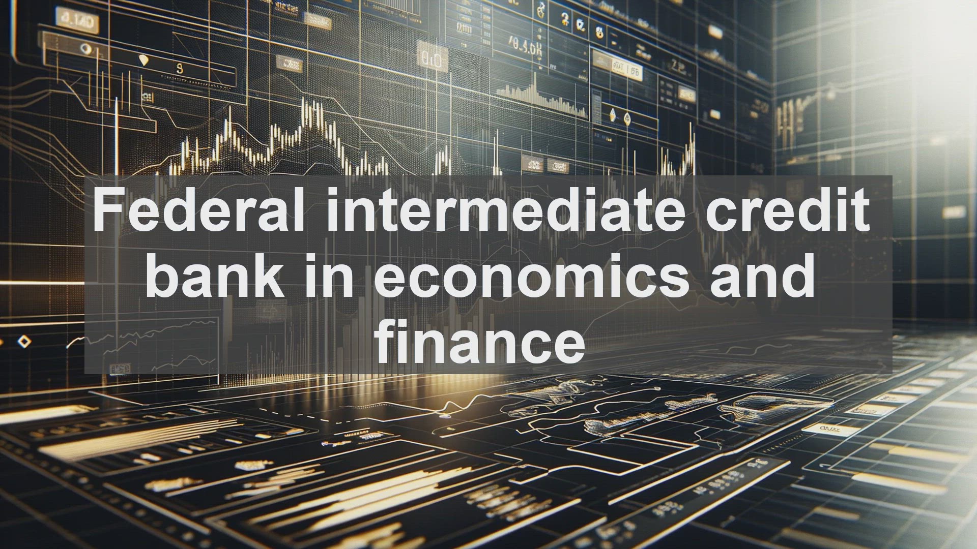 'Video thumbnail for Federal intermediate credit bank in economics and finance'