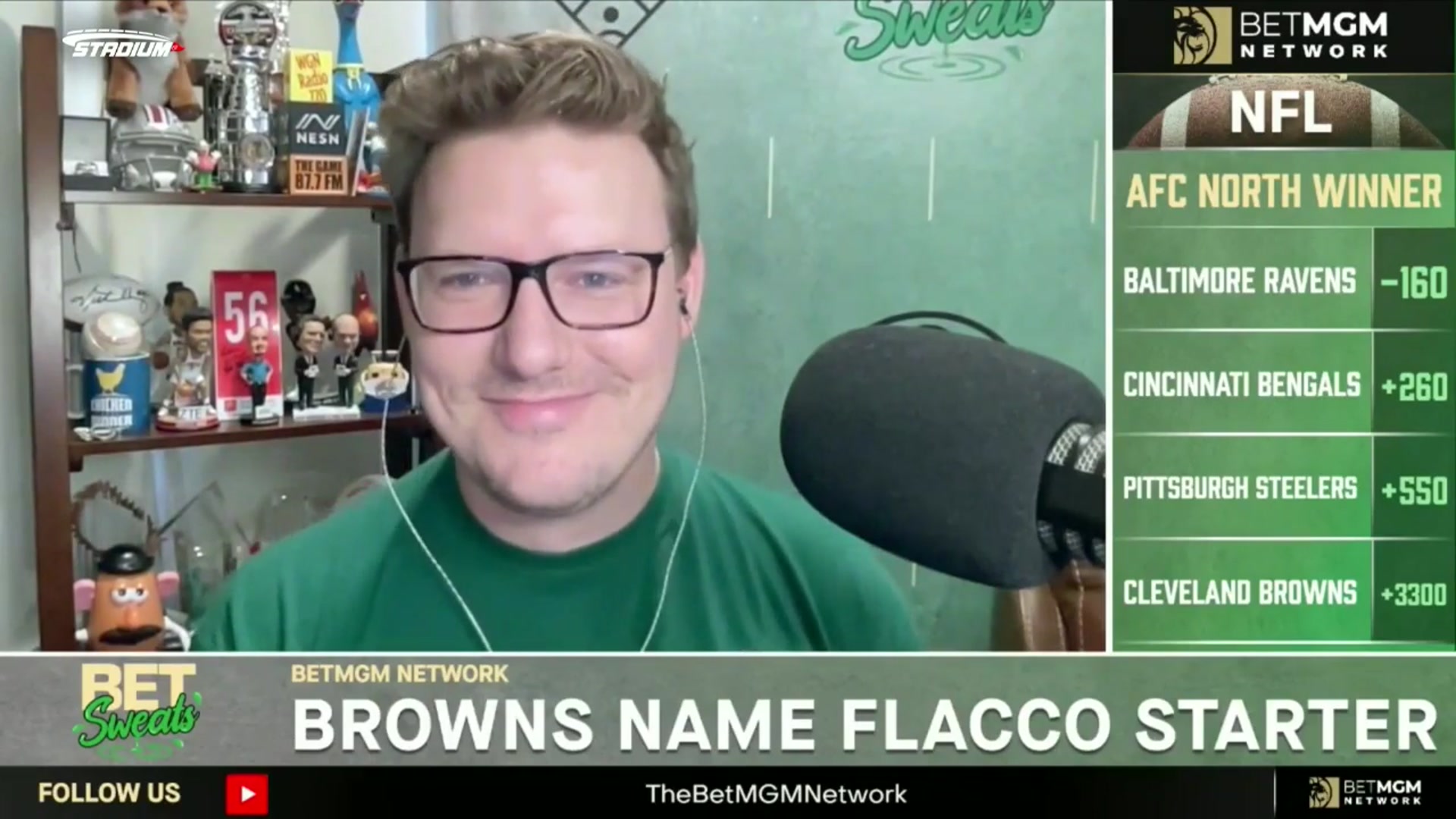 'Video thumbnail for Joe Flacco Named Cleveland Browns Week One Starter'