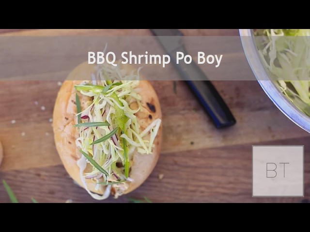 Video thumbnail for BBQ Shrimp Po Boy | Byron Talbott