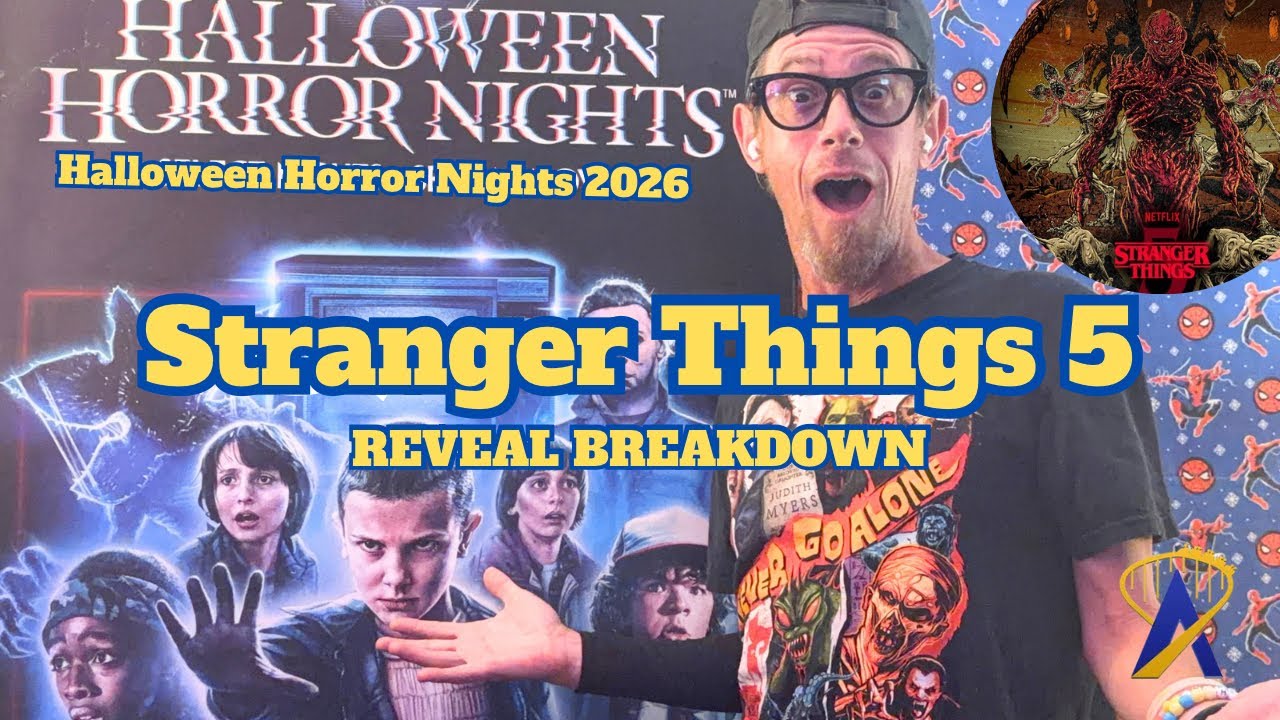 Video thumbnail for Stranger Things 5 Reveal Breakdown! Horror Nights 35 Press Release, Merch and More!