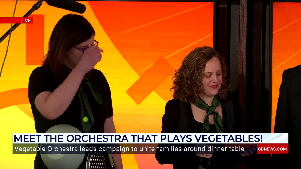 Video thumbnail for WATCH: The Vegetable Orchestra perform live on GB News