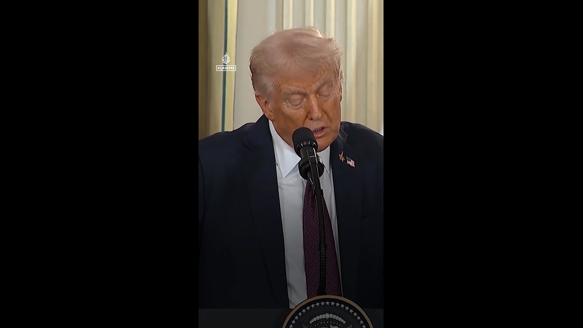 'Video thumbnail for Trump outlines plan to end Israel’s war on Gaza'