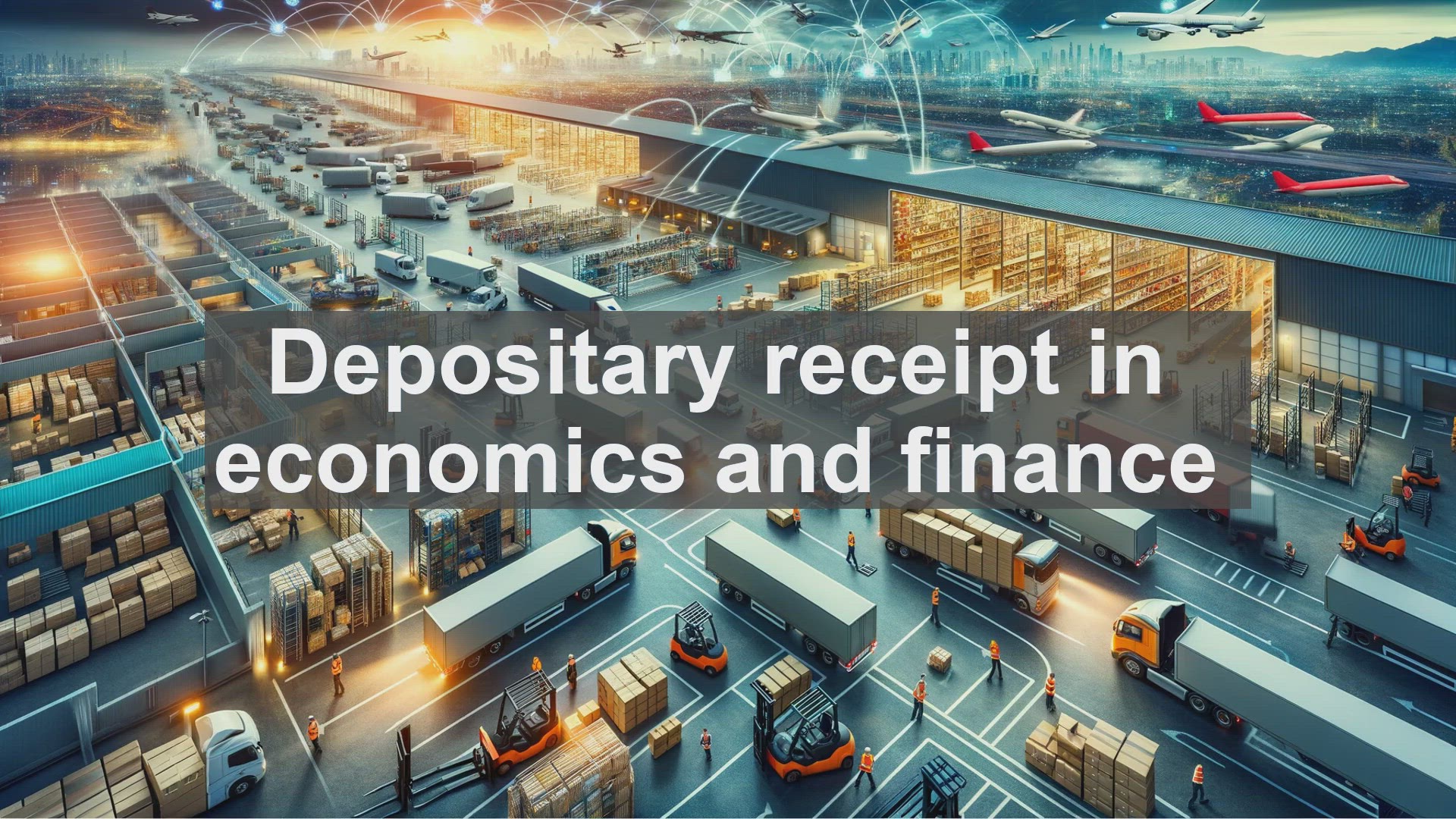 'Video thumbnail for Depositary receipt in economics and finance'