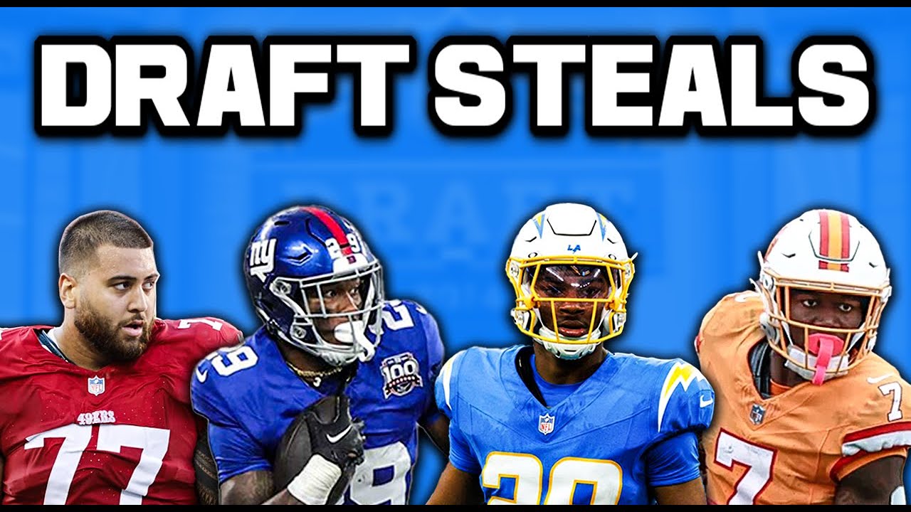 Video thumbnail for The Biggest Steals From The 2024 NFL Draft (So Far)