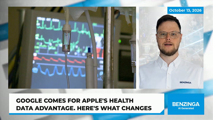 Video thumbnail for Google Takes On Apple In Health