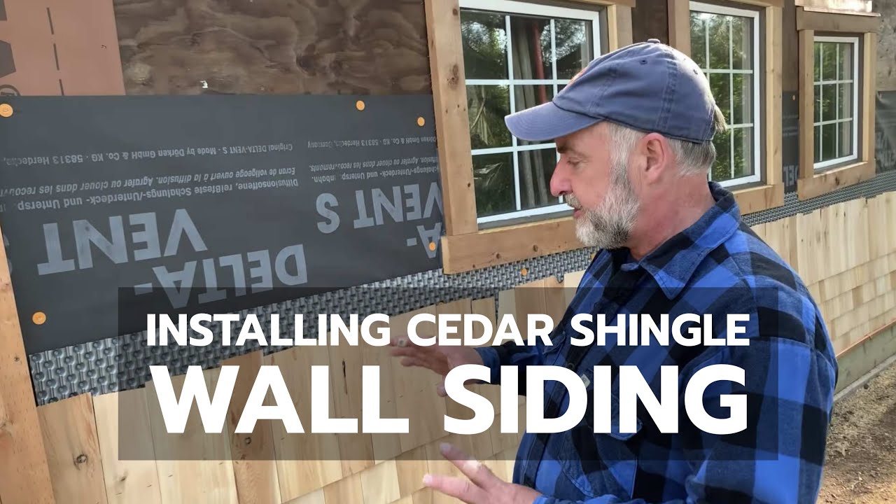 Video thumbnail for Cedar Shingle Wall Siding - See How It's Installed