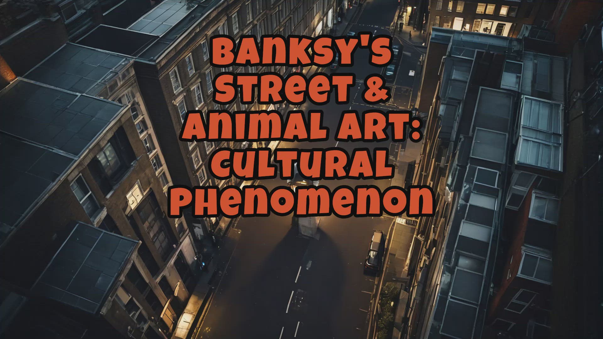 Video thumbnail for Banksy's Street & Animal Art Cultural Phenomenon