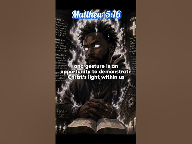 Video thumbnail for Matthew 5:16 🤍🤍 #amen #love #motivation #eveningprayer #anime #cartoonvideo