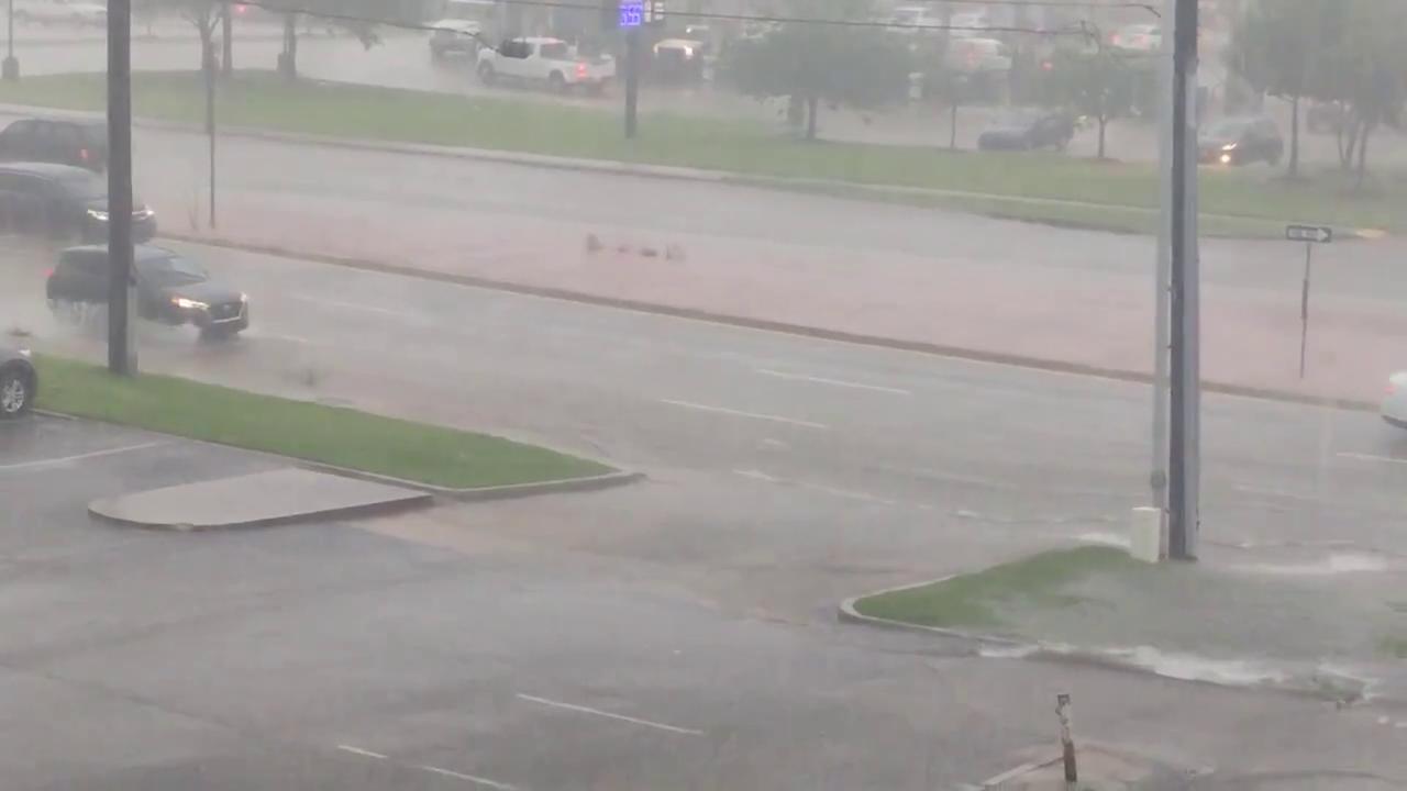 Video thumbnail for US: Heavy Rains Trigger Flash Flooding in Tulsa, Oklahoma.