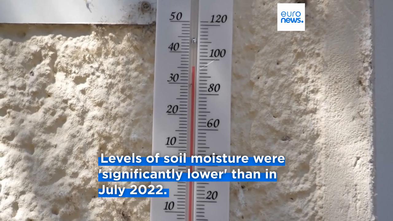 Video thumbnail for Western Europe sets new temperature record hitting 900 million people worldwide