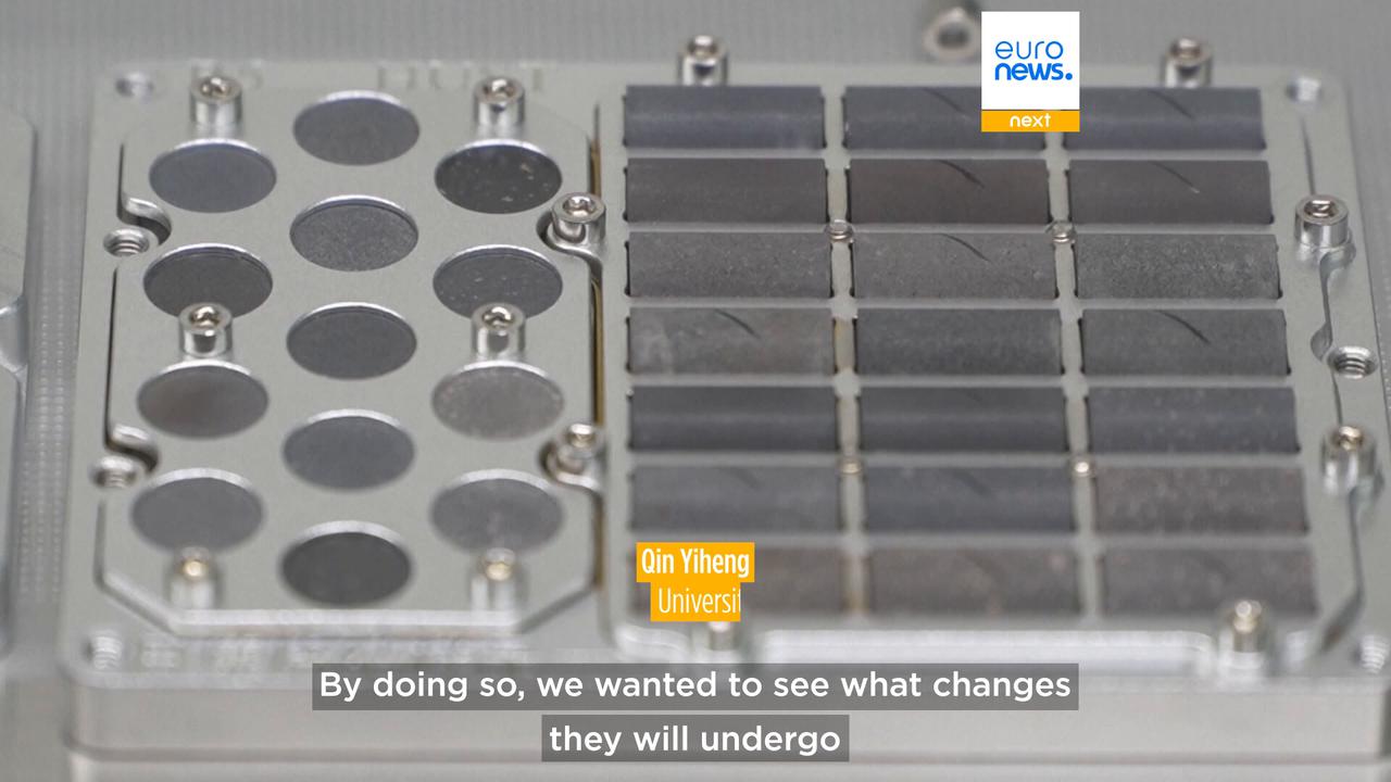 Video thumbnail for China’s ‘lunar soil bricks’ return from space in major step toward building base on the Moon